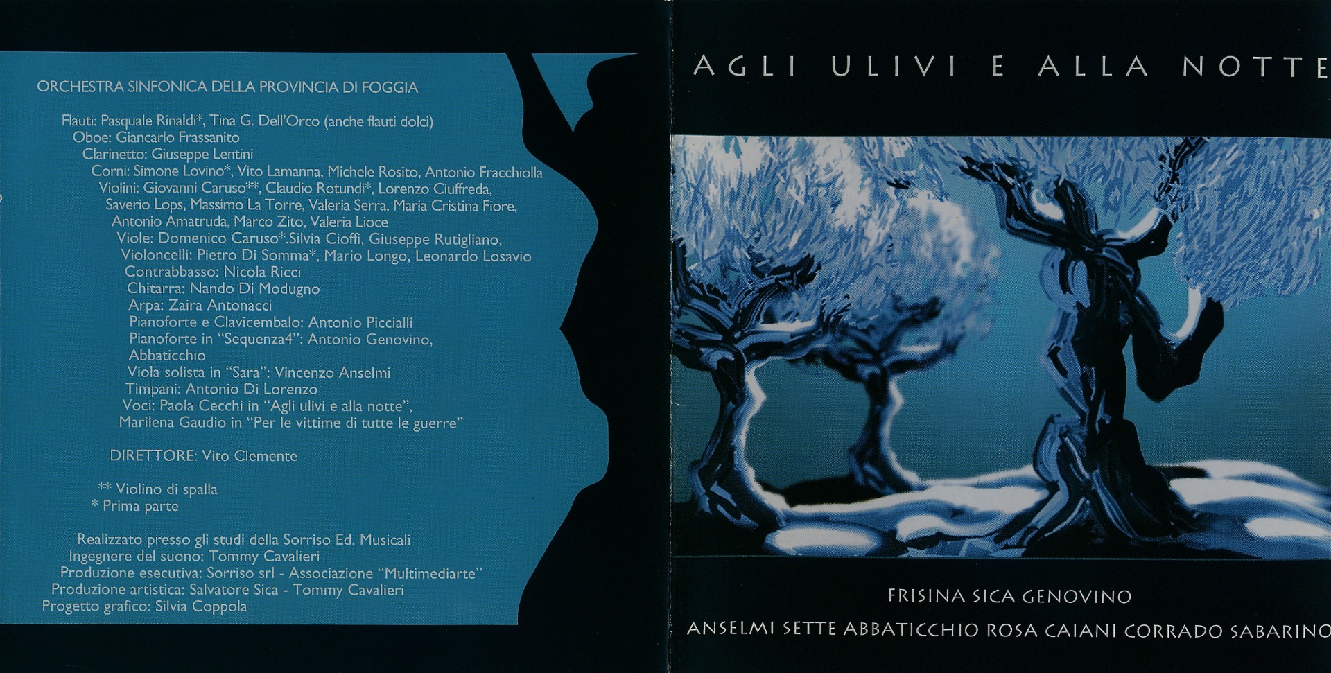 Agli ulivi e alla notte, Edizioni Sorriso