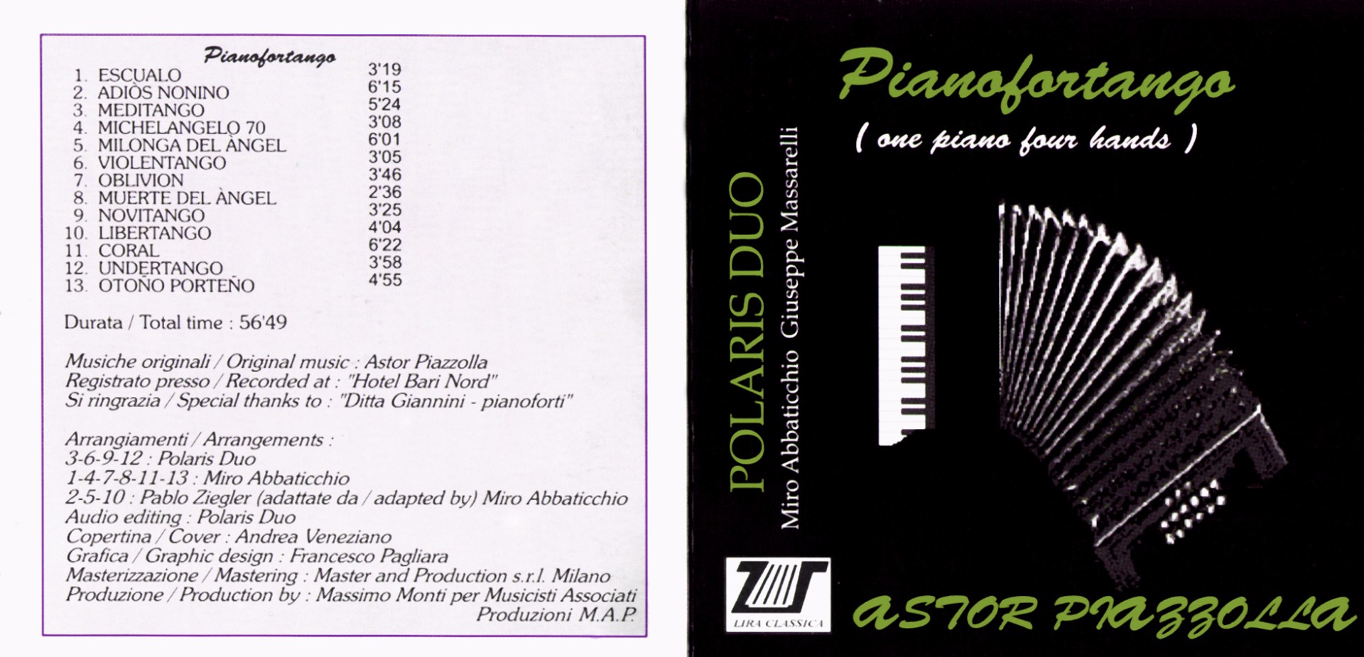 PIANOFORTANGO, ED. M.A.P.